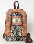 American Darling Hand Tooled Genuine Leather Women Bag Western Handbag Purse