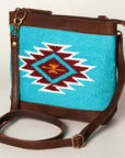 American Darling Large Crossbody Saddle Blanket Genuine Leather women bag western handbag purse