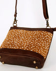 American Darling Large Crossbody Saddle Blanket Genuine Leather women bag western handbag purse