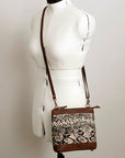 American Darling Large Crossbody Saddle Blanket Genuine Leather women bag western handbag purse