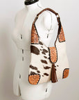 American Darling Hobo Hand Tooled Genuine Leather women bag western handbag purse