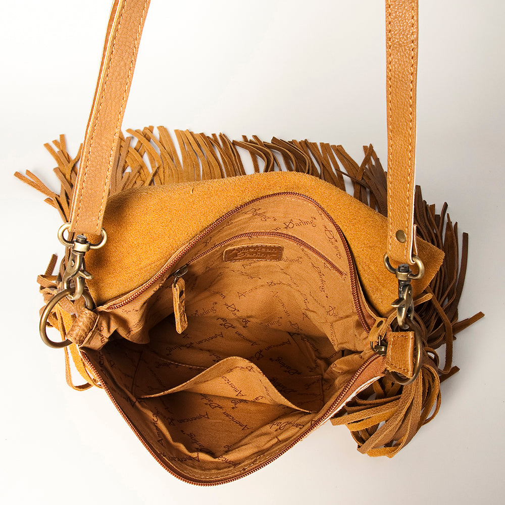American Darling Large Crossbody Hair On Genuine Leather women bag western handbag purse