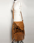 American Darling Large Crossbody Hair On Genuine Leather women bag western handbag purse