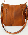 American Darling ADBGA241A Large Crossbody Hand Tooled Genuine Leather women bag western handbag purse