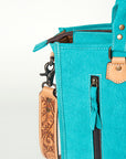 American Darling Briefcase Hand Tooled Saddle Blanket Genuine Leather women bag western handbag purse