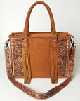 American Darling Briefcase Hand Tooled Saddle Blanket Genuine Leather women bag western handbag purse
