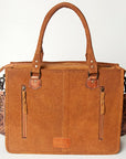 American Darling Briefcase Hand Tooled Saddle Blanket Genuine Leather women bag western handbag purse