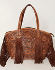 American Darling Hand Tooled Genuine Leather Women Bag Western Handbag Purse
