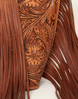 American Darling Hand Tooled Genuine Leather Women Bag Western Handbag Purse
