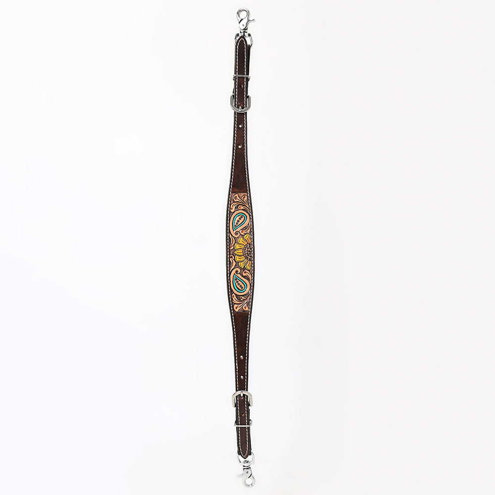 Bar H Equine Bonnie Blossom Sunflower Leather One Ear Headstall