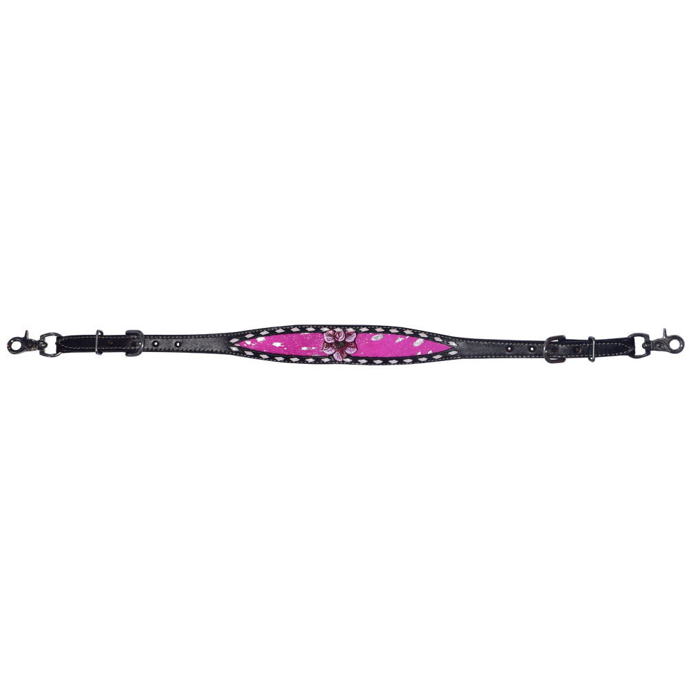 Bar H Equine Genuine Western American Leather Horse Premium Headstall &amp; Breast Collar Set