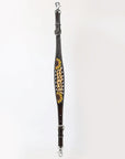 Bar H Equine Genuine Western American Leather Horse Premium Headstall & Breast Collar Set