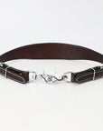 Bar H Equine Genuine Western American Leather Horse Premium Headstall & Breast Collar Set