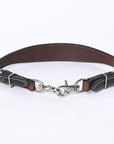 Bar H Equine Genuine Western American Leather Horse Premium Headstall & Breast Collar Set
