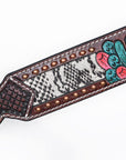 Bar H Equine American Leather Horse Saddle Tack One Ear Headstall | Breast Collar | Browband Headstall | Wither Strap | Tack Set for Horses BER170