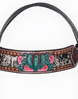 Bar H Equine American Leather Horse Saddle Tack One Ear Headstall | Breast Collar | Browband Headstall | Wither Strap | Tack Set for Horses BER170