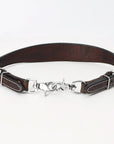 Bar H Equine Genuine Western American Leather Horse Premium Headstall & Breast Collar Set