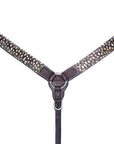 Bar H Equine Western Horse Genuine American Leather Wither Straps Breast Collar Set