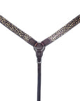 Bar H Equine Western Horse Genuine American Leather Wither Straps Breast Collar Set