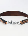 Bar H Equine Genuine Western American Leather Horse Premium Headstall & Breast Collar Set
