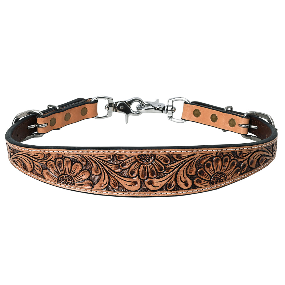 Bar H Equine Genuine Western American Leather Horse Premium Headstall &amp; Breast Collar Set