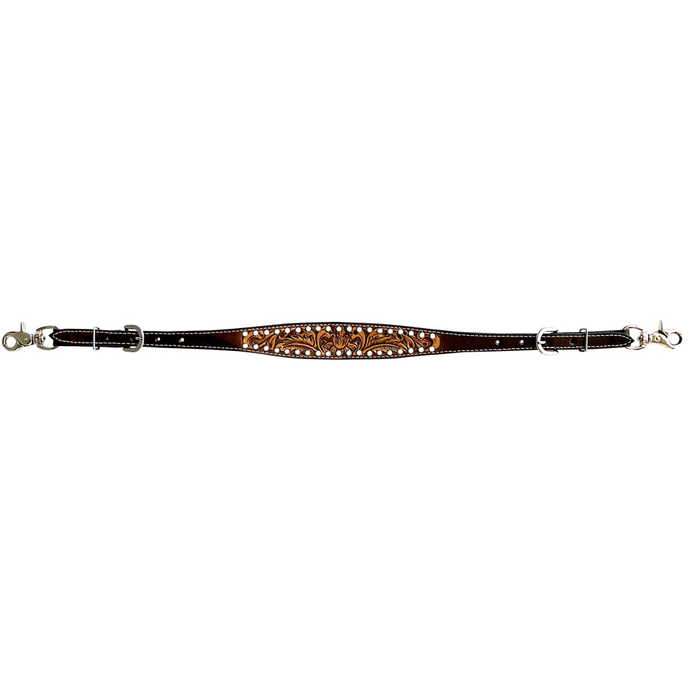Bar H Equine Genuine Western American Leather Horse Premium Headstall &amp; Breast Collar Set