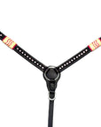 Bar H Equine Western Horse Rawhide Genuine American Leather Tack Set Brown