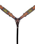Western leather Breast Collar