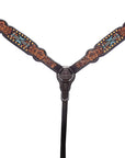 Western leather Breast Collar