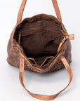 Never Mind Nmbgm103A Tote Vintage Handmade Genuine Cowhide Leather Women Bag Western Handbag Purse