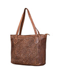 Never Mind Nmbgm103A Tote Vintage Handmade Genuine Cowhide Leather Women Bag Western Handbag Purse