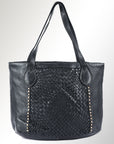 Never Mind Nmbgm103B Tote Vintage Handmade Genuine Cowhide Leather Women Bag Western Handbag Purse