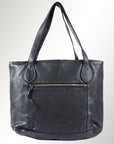 Never Mind Nmbgm103B Tote Vintage Handmade Genuine Cowhide Leather Women Bag Western Handbag Purse