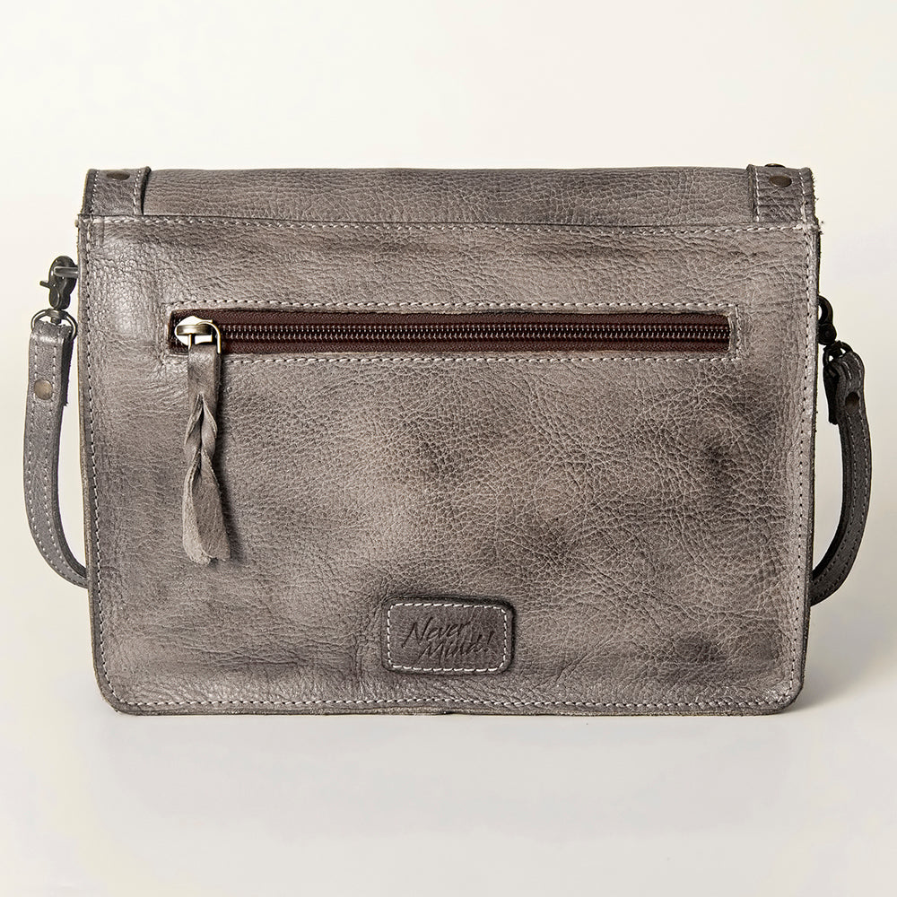 Never Mind Nmbg115C Cross Body I Vintage Handmade Genuine Cowhide Leather Women Bag Western Handbag Purse