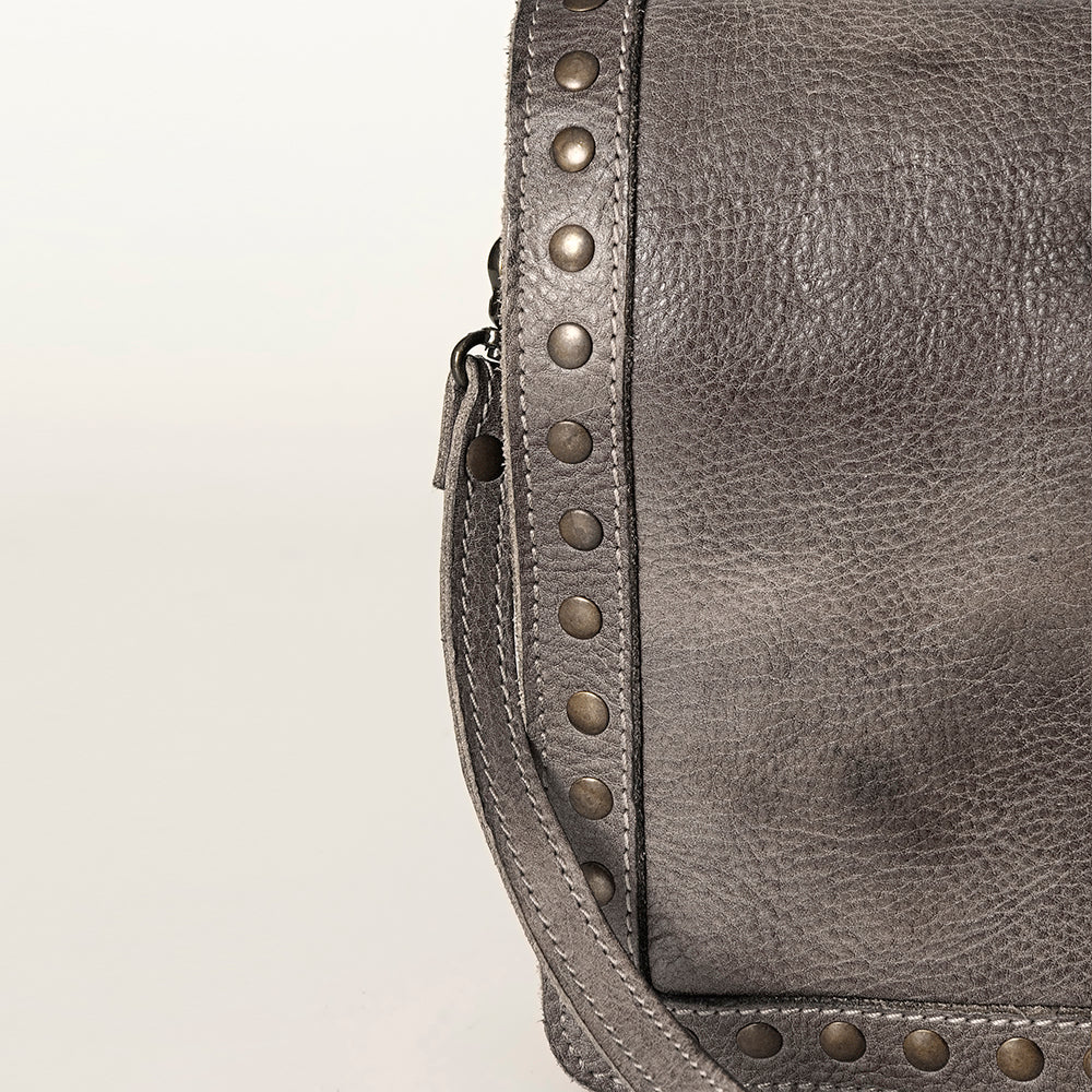 Never Mind Nmbg115C Cross Body I Vintage Handmade Genuine Cowhide Leather Women Bag Western Handbag Purse