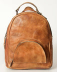 Never Mind Nmbg119A Backpack Vintage Handmade Genuine Cowhide Leather Women Bag Western Handbag Purse