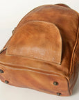 Never Mind Nmbg119A Backpack Vintage Handmade Genuine Cowhide Leather Women Bag Western Handbag Purse