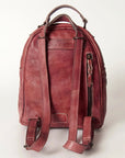 Never Mind Nmbg119G Backpack Vintage Handmade Genuine Cowhide Leather Women Bag Western Handbag Purse