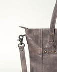 Never Mind Nmbg120D Tote Vintage Handmade Genuine Cowhide Leather Women Bag Western Handbag Purse