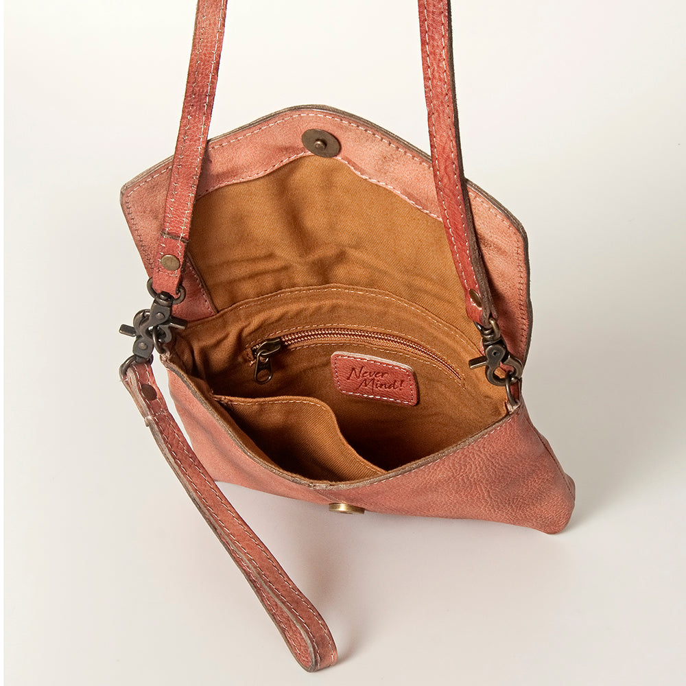 Never Mind Nmbg113A Cross Body I Vintage Handmade Genuine Cowhide Leather Women Bag Western Handbag Purse