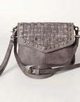 Never Mind Nmbg113C Cross Body I Vintage Handmade Genuine Cowhide Leather Women Bag Western Handbag Purse