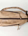 Never Mind Nmbg107A Tote Vintage Handmade Genuine Cowhide Leather Women Bag Western Handbag Purse