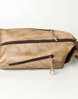 Never Mind Nmbg107A Tote Vintage Handmade Genuine Cowhide Leather Women Bag Western Handbag Purse