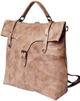 Never Mind Nmbg109A Backpack Vintage Handmade Genuine Cowhide Leather Women Bag Western Handbag Purse