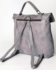 Never Mind Nmbg109B Backpack Vintage Handmade Genuine Cowhide Leather Women Bag Western Handbag Purse