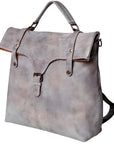 Never Mind Nmbg109B Backpack Vintage Handmade Genuine Cowhide Leather Women Bag Western Handbag Purse
