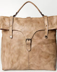Never Mind Nmbg109D Backpack Vintage Handmade Genuine Cowhide Leather Women Bag Western Handbag Purse