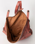 Never Mind Nmbg109E Backpack Vintage Handmade Genuine Cowhide Leather Women Bag Western Handbag Purse
