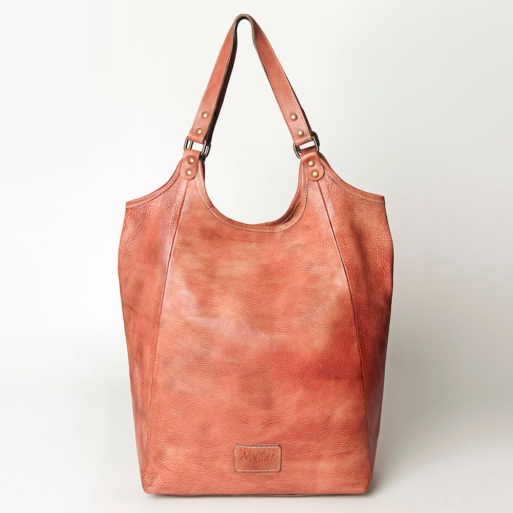 Never Mind Nmbg108D Tote Vintage Handmade Genuine Cowhide Leather Women Bag Western Handbag Purse