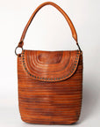 Never Mind Nmbgm105F Tote Vintage Handmade Genuine Cowhide Leather Women Bag Western Handbag Purse